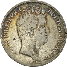 Coin, France, Louis-Philippe, 5 Francs, 1830, Paris, VF(20-25), Silver