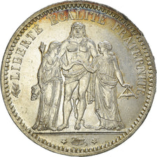 Coin, France, Hercule, 5 Francs, 1873, Paris, MS(60-62), Silver, KM:820.1