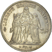 Coin, France, Hercule, 5 Francs, 1874, Paris, AU(50-53), Silver, KM:820.1