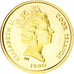 Munten, Cookeilanden, Elizabeth II, 25 Dollars, 1990, FDC, Goud, KM:88
