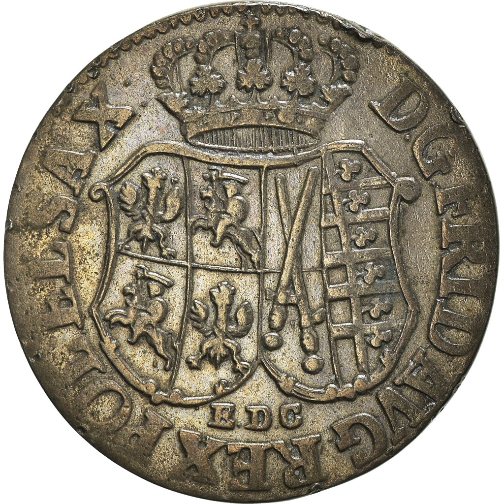 Monnaie, Etats allemands, SAXONY-ALBERTINE, 1/12 Thaler, Doppelgroschen, 1763
