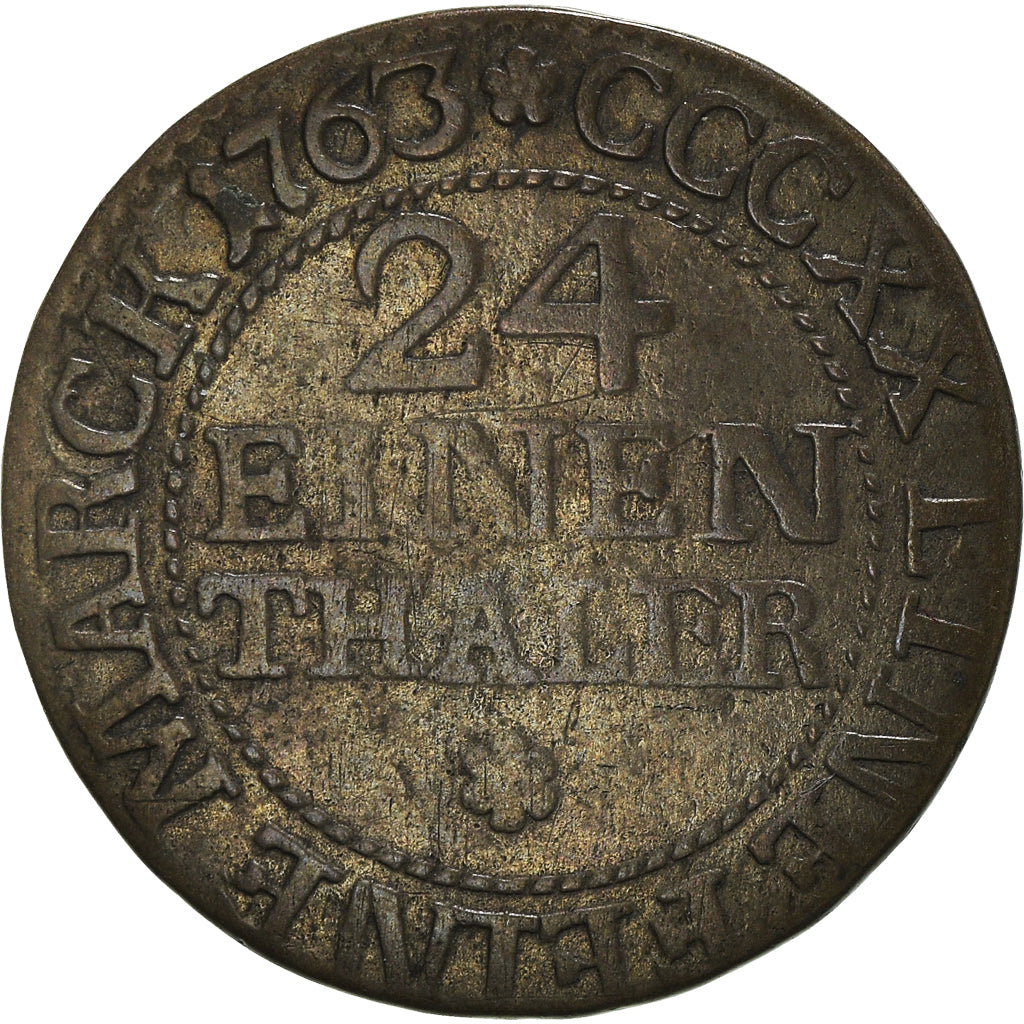 Coin, German States, SAXONY-ALBERTINE, Friedrich August I, 1/24 Thaler