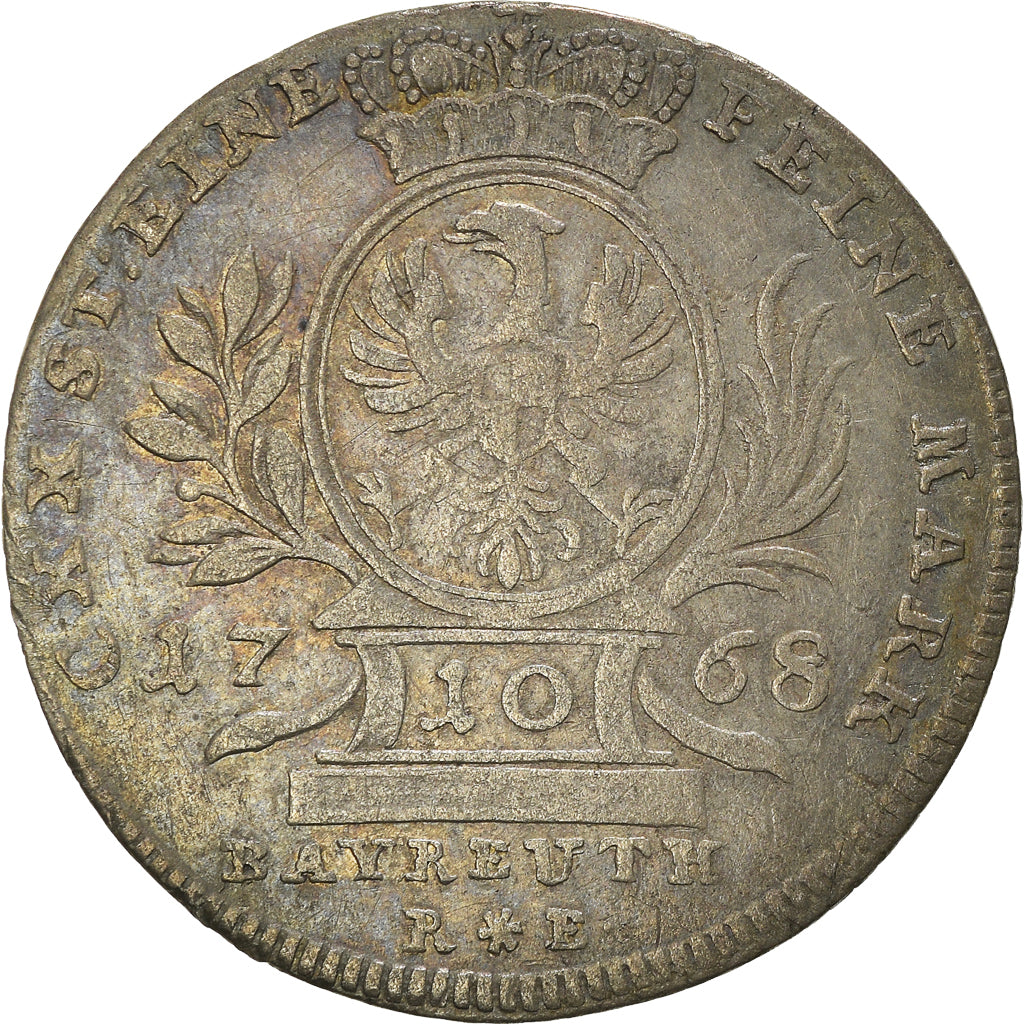 Coin, Germany, BRANDENBURG-BAYREUTH, Friedrich Christian, 10 Kreuzer, 1768