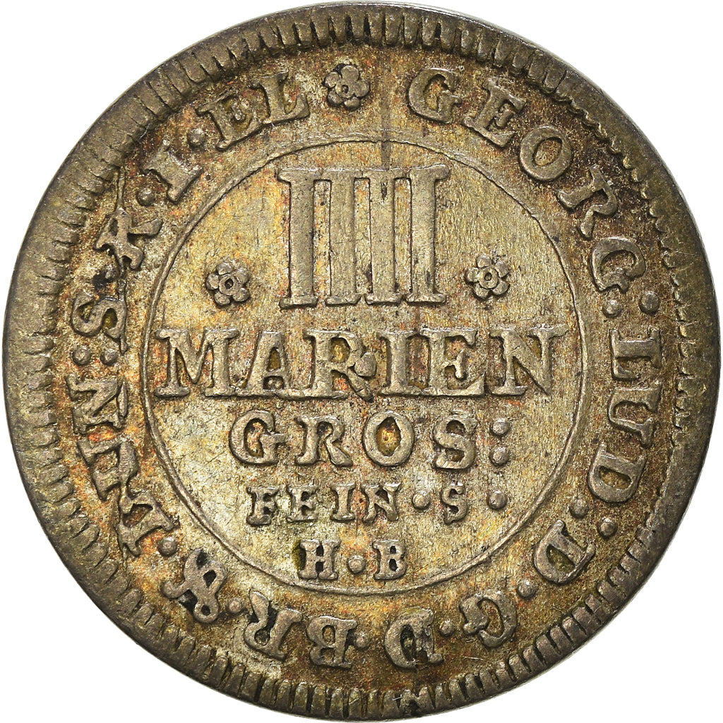 Moneta, Stati tedeschi, BRUNSWICK-LUNEBURG-CALENBERG-HANNOVER, George Ludwig, 4