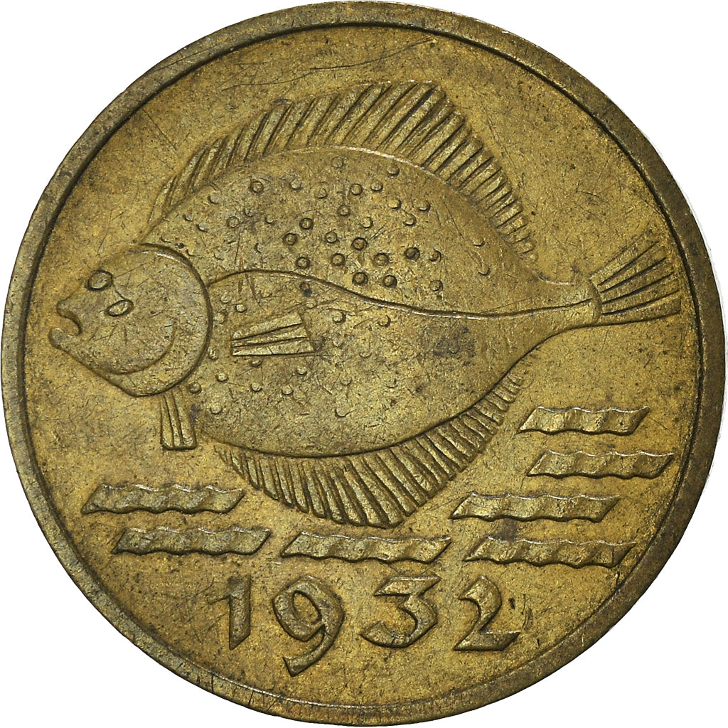 Coin, DANZIG, 5 Pfennig, 1932, EF(40-45), Aluminum-Bronze, KM:151