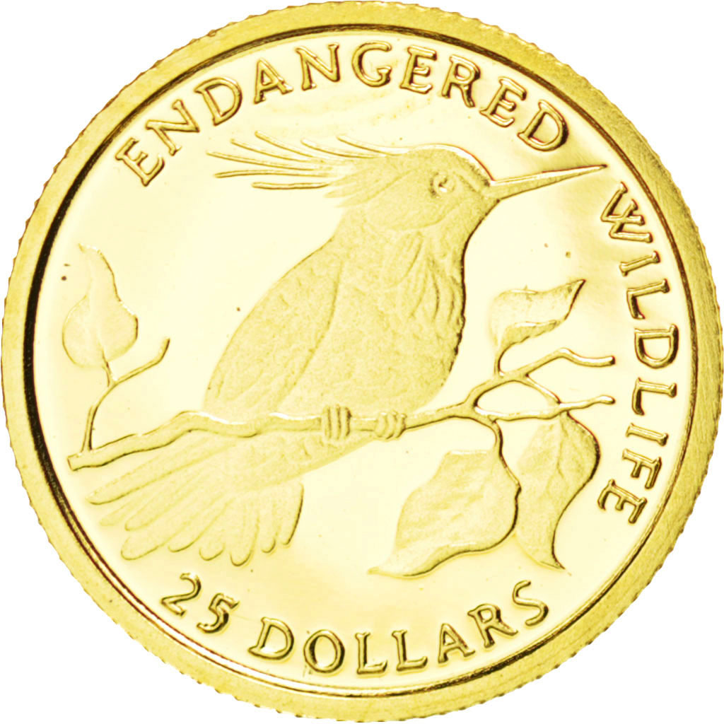 Coin, Cook Islands, Elizabeth II, 25 Dollars, 1991, MS(65-70), Gold, KM:239