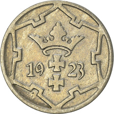 Coin, DANZIG, 5 Pfennig, 1923, EF(40-45), Copper-nickel, KM:142