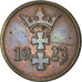 Moeda, DANZIG, Pfennig, 1923, EF(40-45), Bronze, KM:140