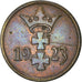 Moeda, DANZIG, Pfennig, 1923, EF(40-45), Bronze, KM:140