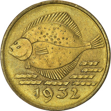 Coin, DANZIG, 5 Pfennig, 1932, AU(55-58), Aluminum-Bronze, KM:151