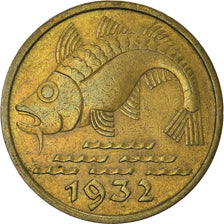Coin, DANZIG, 10 Pfennig, 1932, EF(40-45), Aluminum-Bronze, KM:152