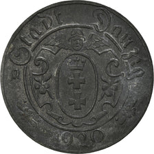 Coin, DANZIG, 10 Pfennig, 1920, EF(40-45), Zinc, KM:Tn1