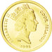 Coin, Cook Islands, Elizabeth II, 25 Dollars, 1991, MS(65-70), Gold, KM:241