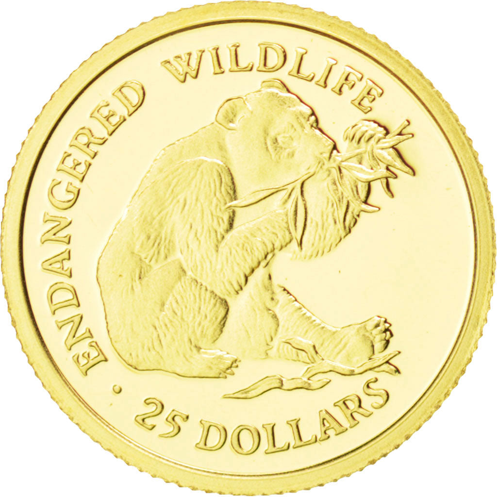 Coin, Cook Islands, Elizabeth II, 25 Dollars, 1991, MS(65-70), Gold, KM:241