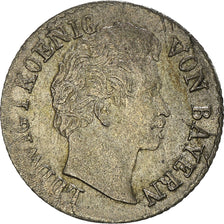 Coin, German States, BAVARIA, Ludwig I, Kreuzer, 1834, MS(60-62), Silver, KM:746