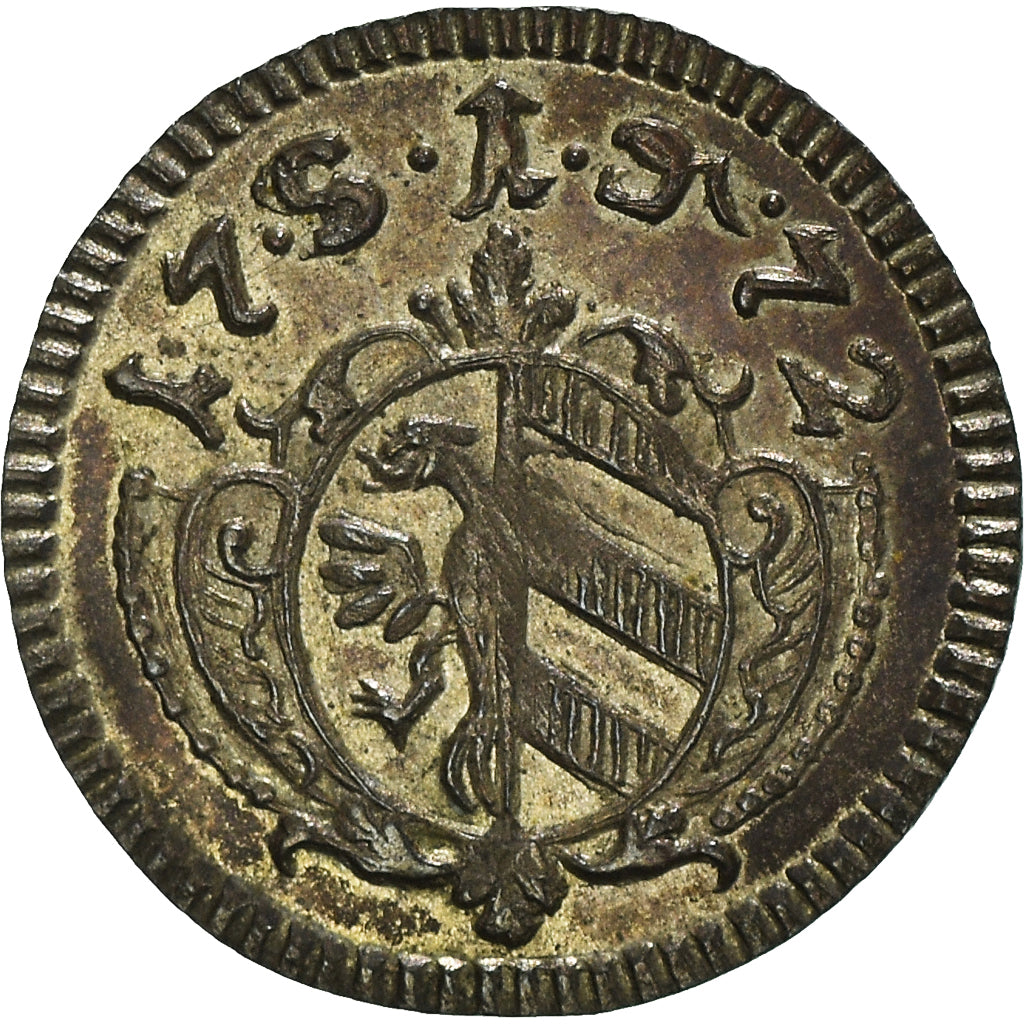 Coin, German States, NURNBERG, Pfennig, 1772, AU(55-58), Billon, KM:366