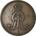 Moneta, Stati tedeschi, HANNOVER, Georg V, 2 Pfennig, 1863, BB+, Rame, KM:234