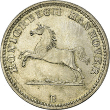 Coin, German States, HANNOVER, Georg V, Groschen, 1858, MS(60-62), Silver