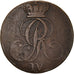 Monnaie, Etats allemands, EAST FRIESLAND, George IV, 1/4 Stüber, 1825, TB+