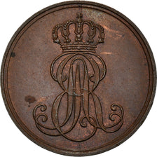 Coin, German States, HANNOVER, Ernst August, Pfennig, 1846, MS(60-62), Copper