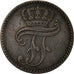 Coin, German States, MECKLENBURG-SCHWERIN, Friedrich Franz II, 3 Pfennig