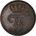 Moneda, Estados alemanes, MECKLENBURG-SCHWERIN, Friedrich Franz II, 3 Pfennig