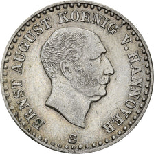 Coin, German States, HANNOVER, Ernst August, 1/12 Thaler, 3 Mariengroschen