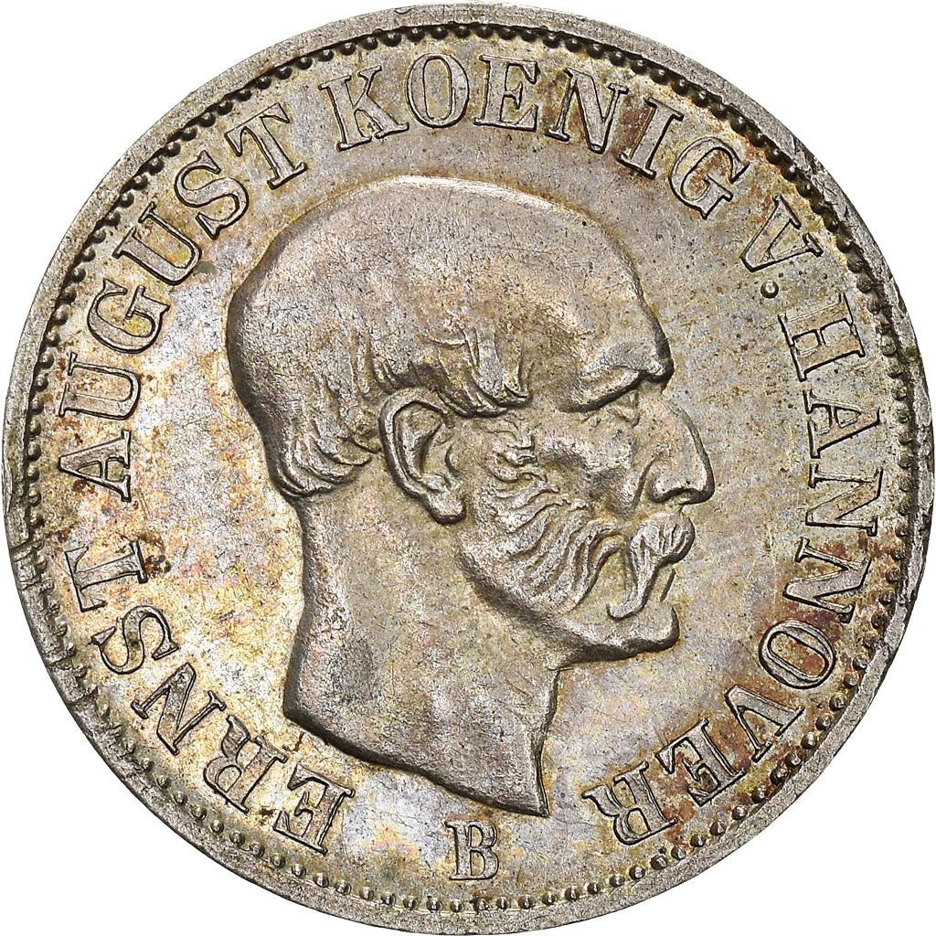Coin, German States, HANNOVER, Ernst August, 1/12 Thaler, 3 Mariengroschen