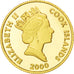 Munten, Cookeilanden, Elizabeth II, 10 Dollars, 2000, FDC, Goud, KM:477