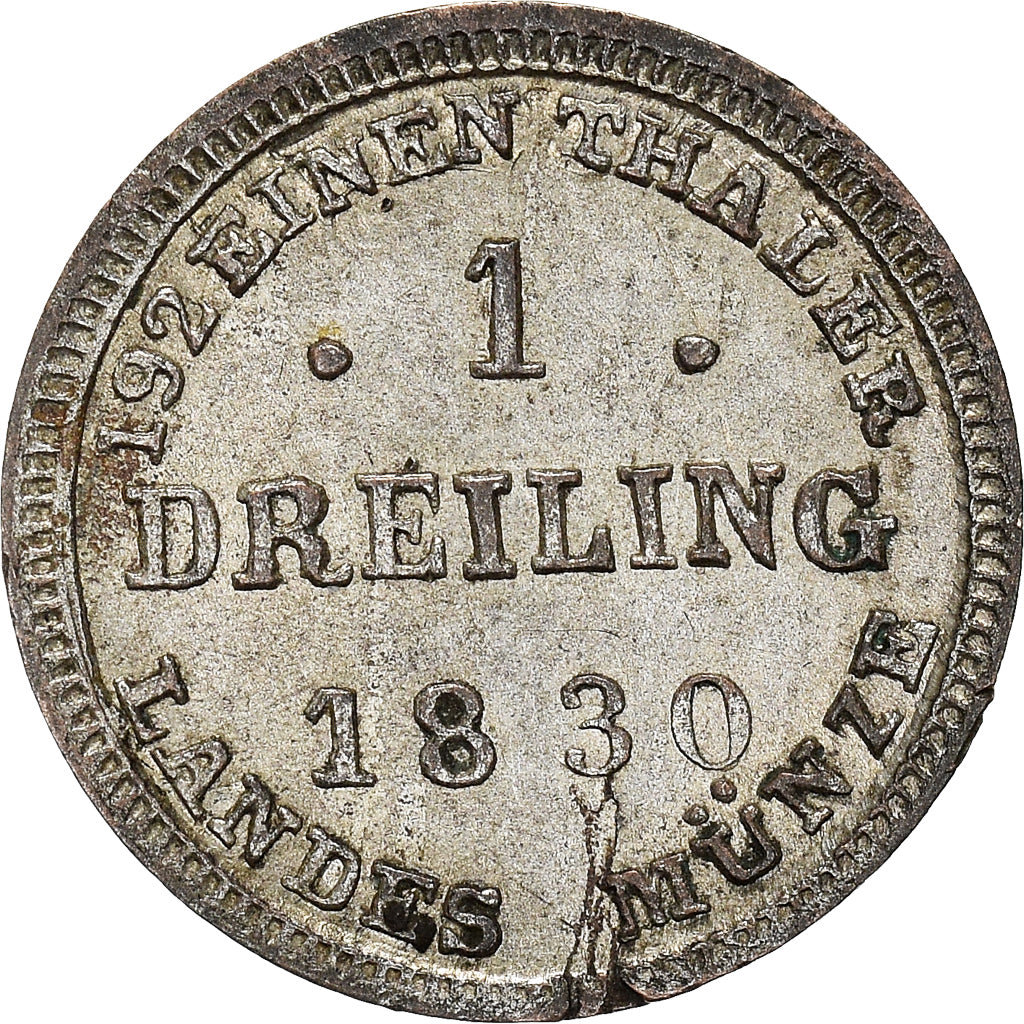 Monnaie, Etats allemands, MECKLENBURG-SCHWERIN, Friedrich Franz I, 3 Pfennig