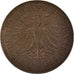 Monnaie, Etats allemands, FRANKFURT AM MAIN, Heller, 1864, TTB+, Cuivre, KM:356