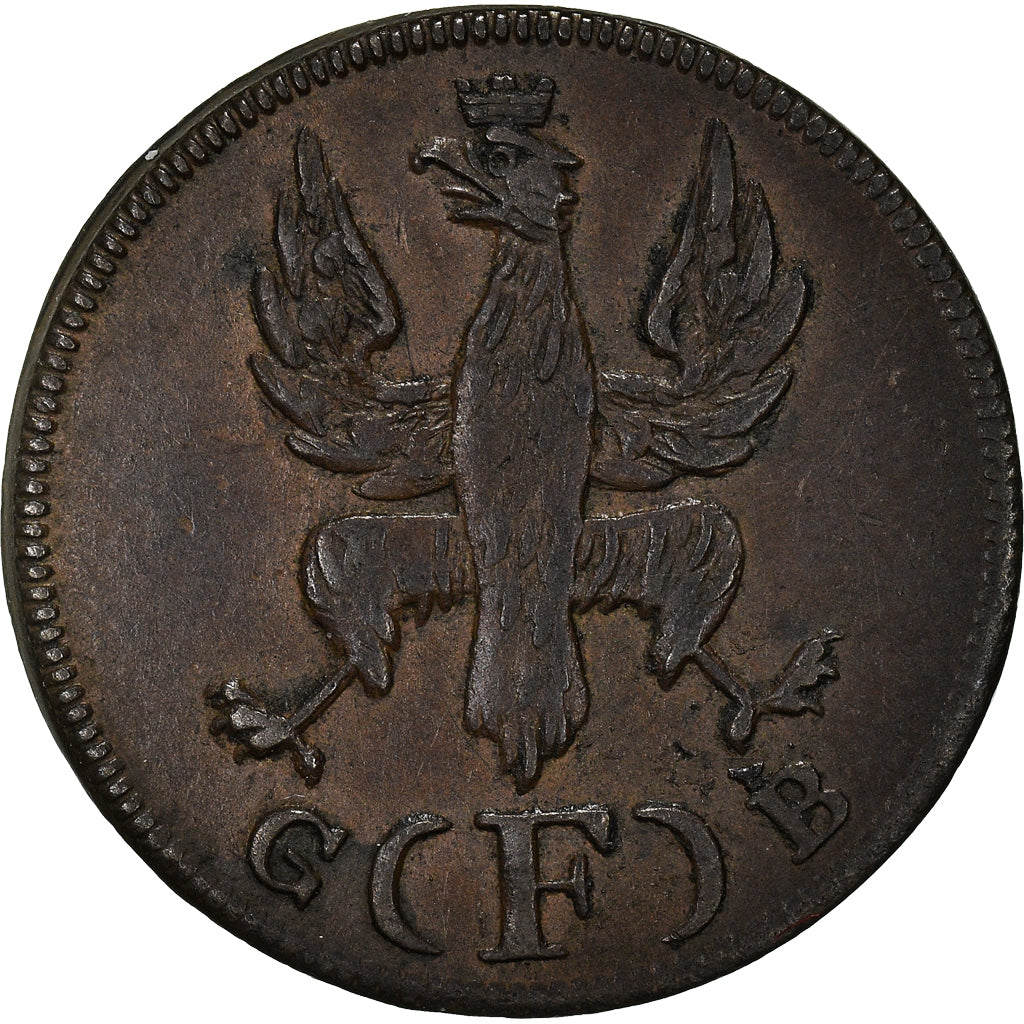 Moneda, Estados alemanes, FRANKFURT AM MAIN, Heller, 1821, MBC, Cobre, KM:301