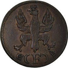 Moneda, Estados alemanes, FRANKFURT AM MAIN, Heller, 1821, MBC, Cobre, KM:301