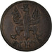 Moneda, Estados alemanes, FRANKFURT AM MAIN, Heller, 1821, MBC, Cobre, KM:301