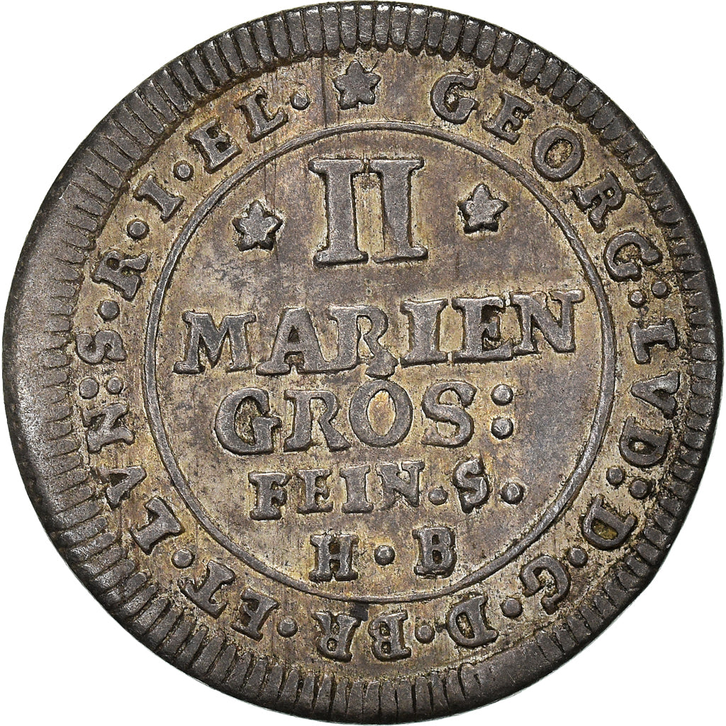 Moneta, Stati tedeschi, BRUNSWICK-LUNEBURG-CALENBERG-HANNOVER, George Ludwig, 2