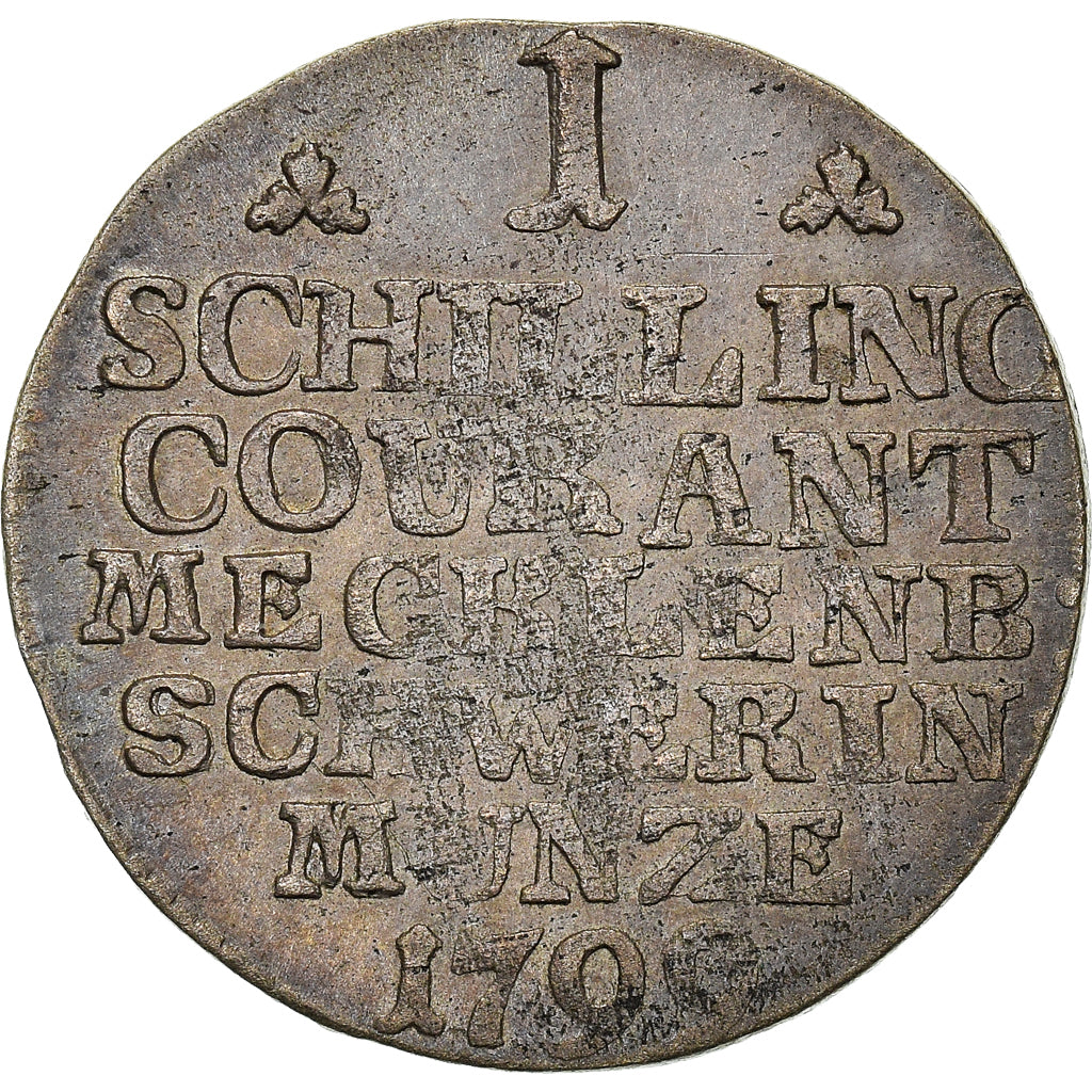 Monnaie, Etats allemands, MECKLENBURG-SCHWERIN, Friedrich Franz I, Schilling