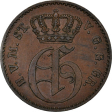 Moneta, Landy niemieckie, MECKLENBURG-STRELITZ, Georg, 3 Pfennig, 1855, Berlin