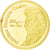 Münze, Ivory Coast, 1500 Francs CFA, 2007, STGL, Gold, KM:New
