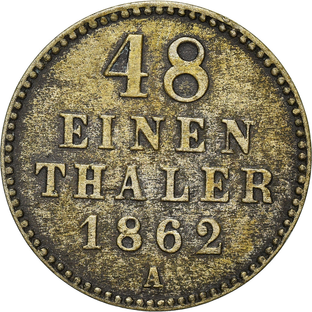 Coin, German States, MECKLENBURG-STRELITZ, Friedrich Wilhelm, 1/48 Thaler