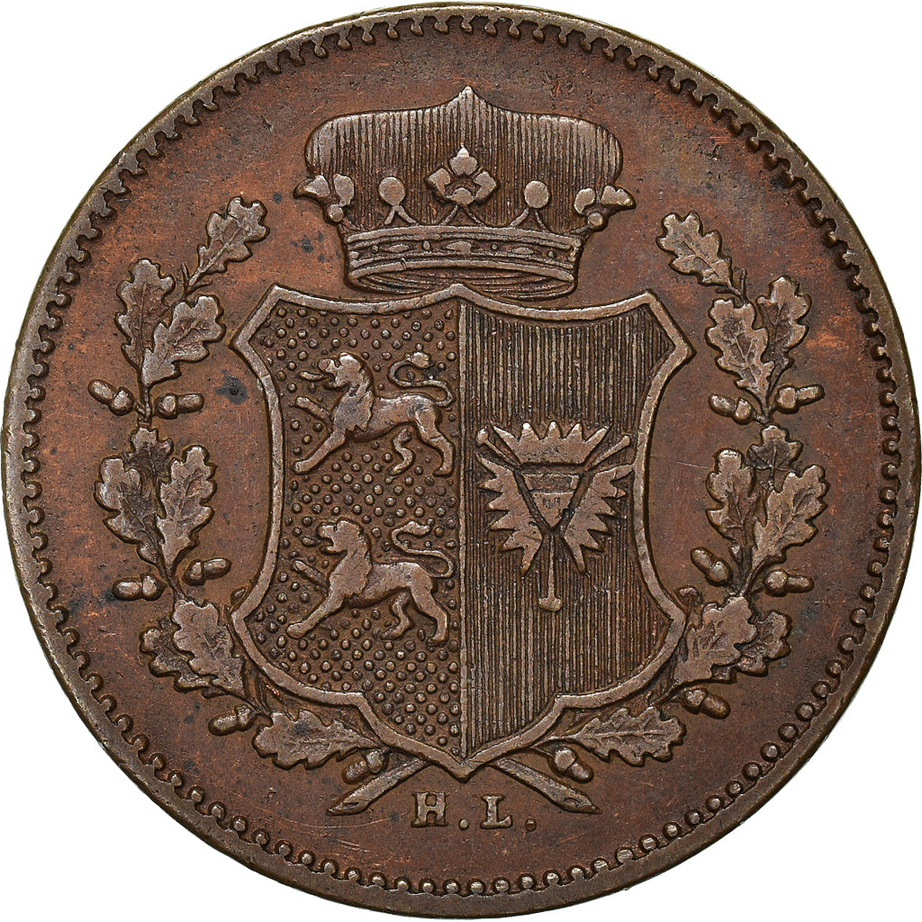 Münze, Deutsch Staaten, SCHLESWIG-HOLSTEIN, Dreiling, 1850, SS, Kupfer, KM:160