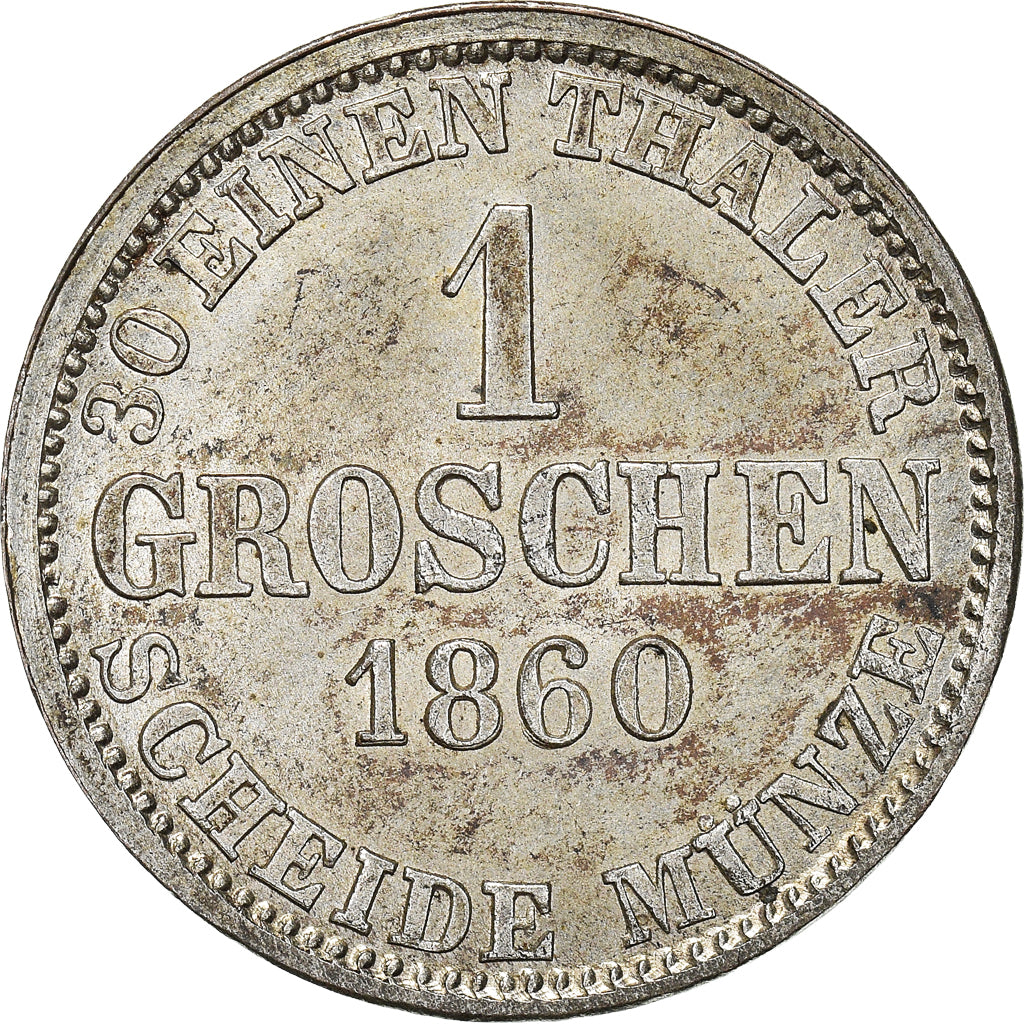 Coin, German States, BRUNSWICK-WOLFENBUTTEL, Wilhelm, Groschen, 1/30 Thaler