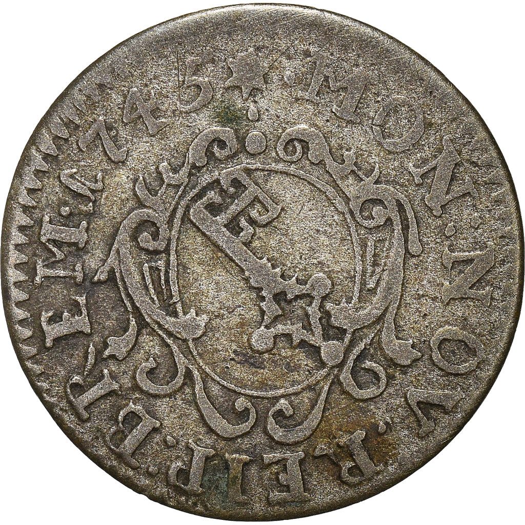 Coin, German States, BREMEN, Groten, 1745, VF(20-25), Silver, KM:188