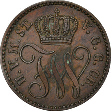 Coin, German States, MECKLENBURG-STRELITZ, Friedrich Wilhelm, 3 Pfennig, 1864