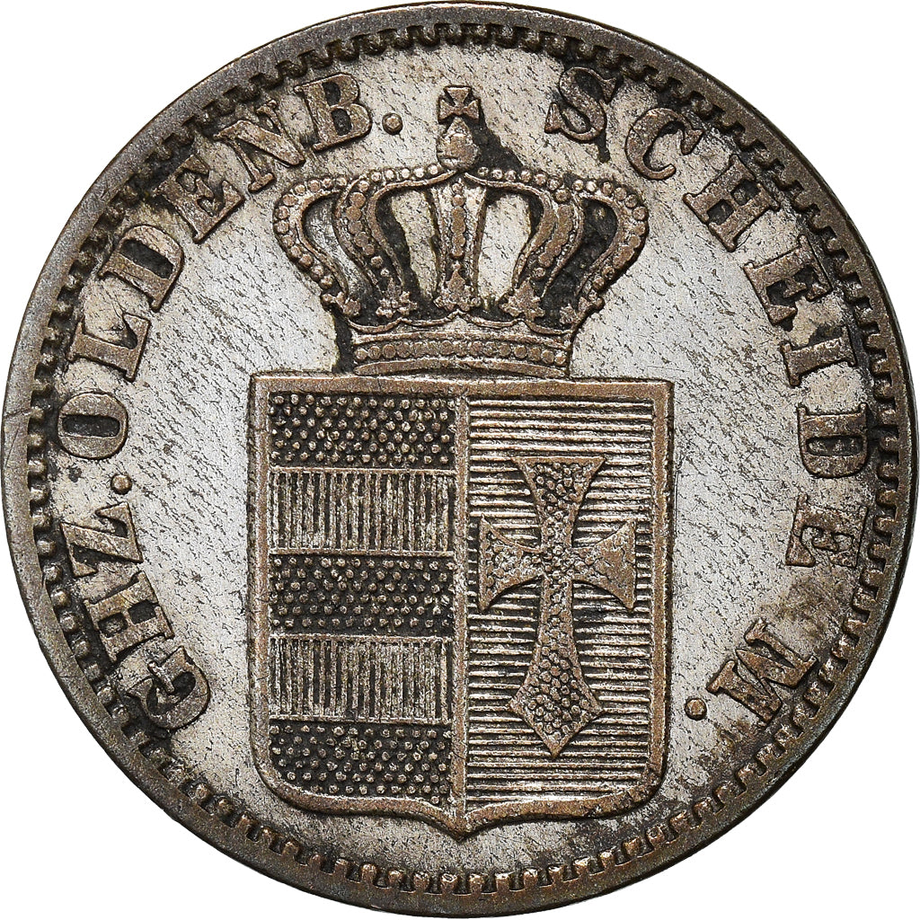 Coin, German States, OLDENBURG, Nicolaus Friedrich Peter, Groschen, 1858