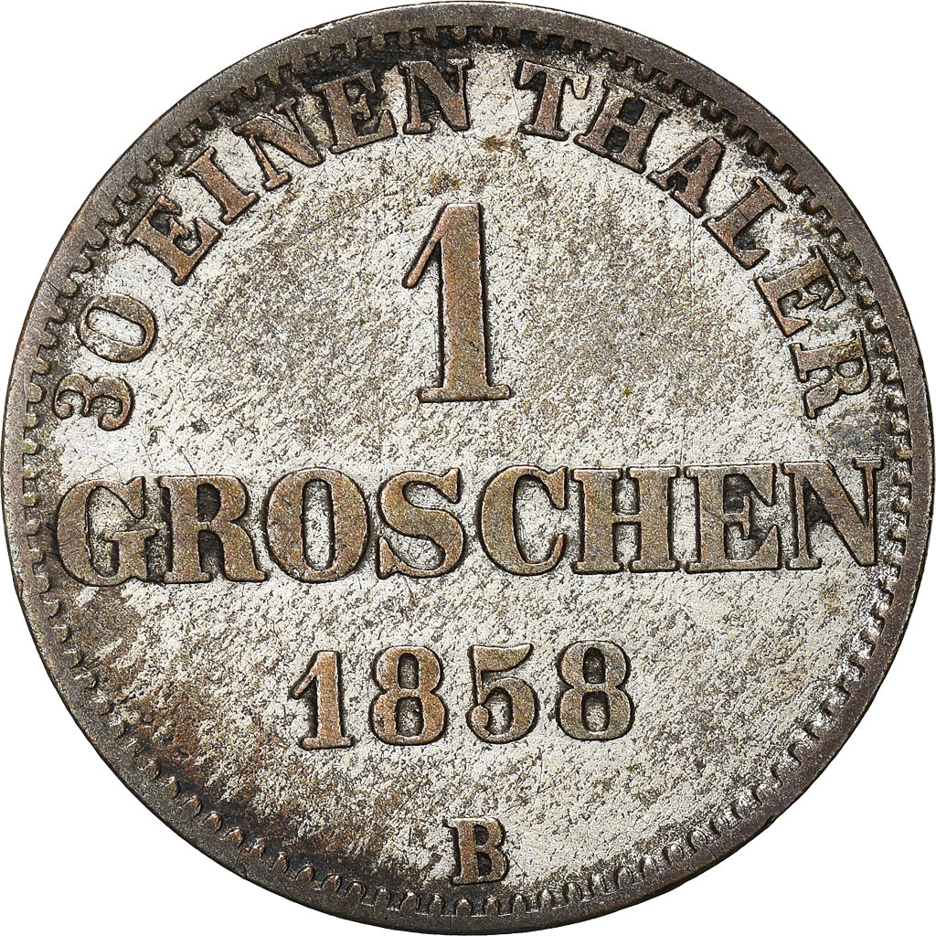 Coin, German States, OLDENBURG, Nicolaus Friedrich Peter, Groschen, 1858