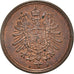 Münze, GERMANY - EMPIRE, Wilhelm I, Pfennig, 1889, Munich, VZ+, Kupfer, KM:1