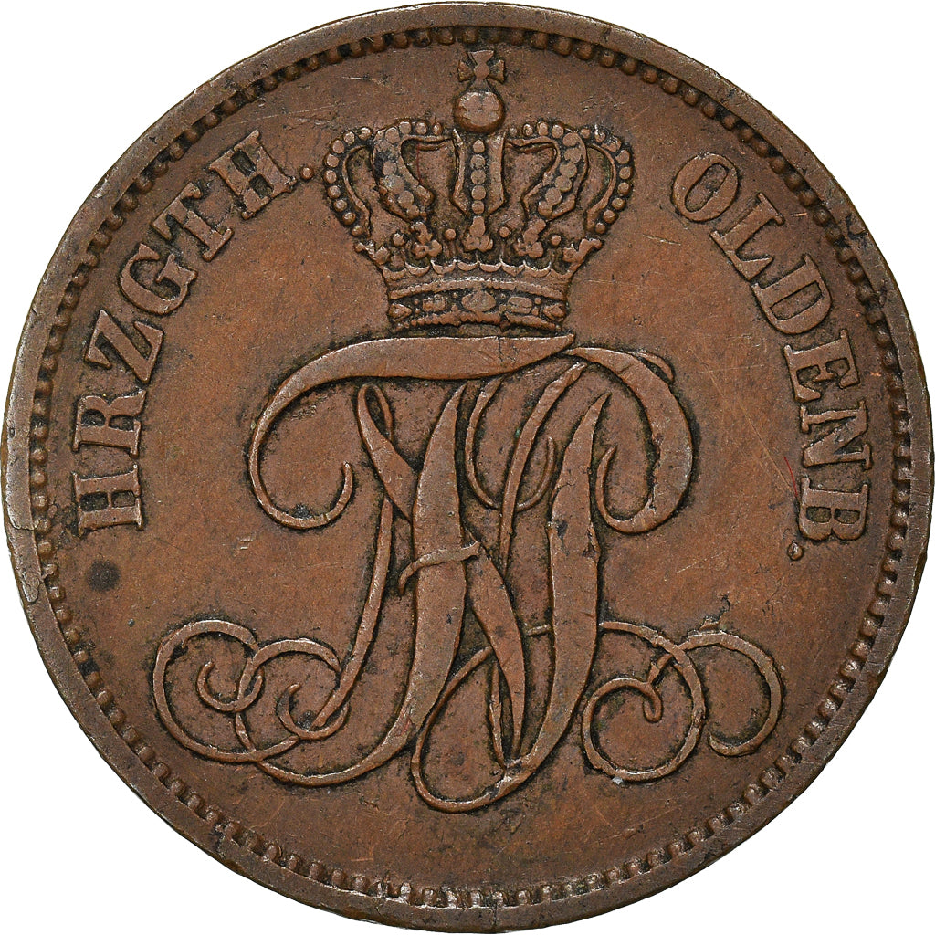 Coin, German States, OLDENBURG, Nicolaus Friedrich Peter, 3 Schwaren, 3 Pfennig