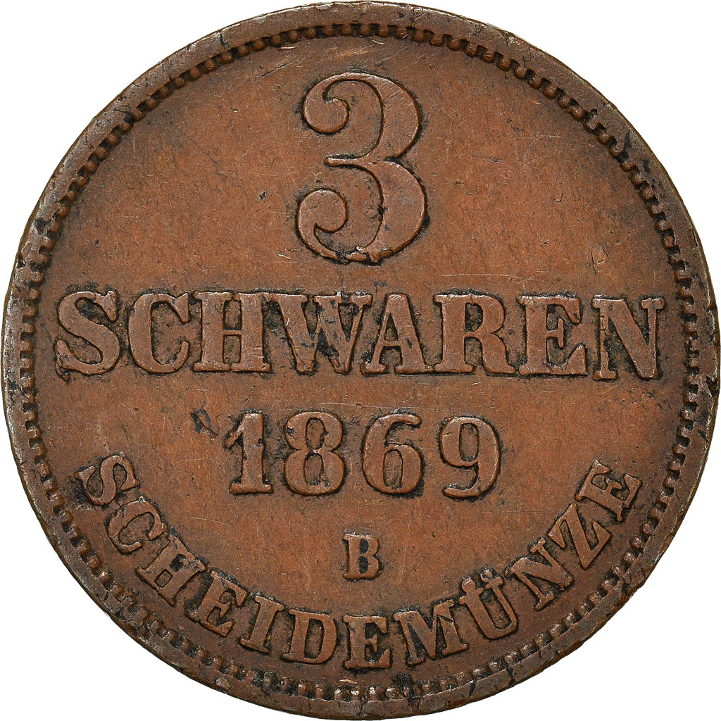Coin, German States, OLDENBURG, Nicolaus Friedrich Peter, 3 Schwaren, 3 Pfennig