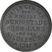 Munten, Duitsland, Bonn-Siegkreis, 5 Pfennig, 1917, ZF, Zinc