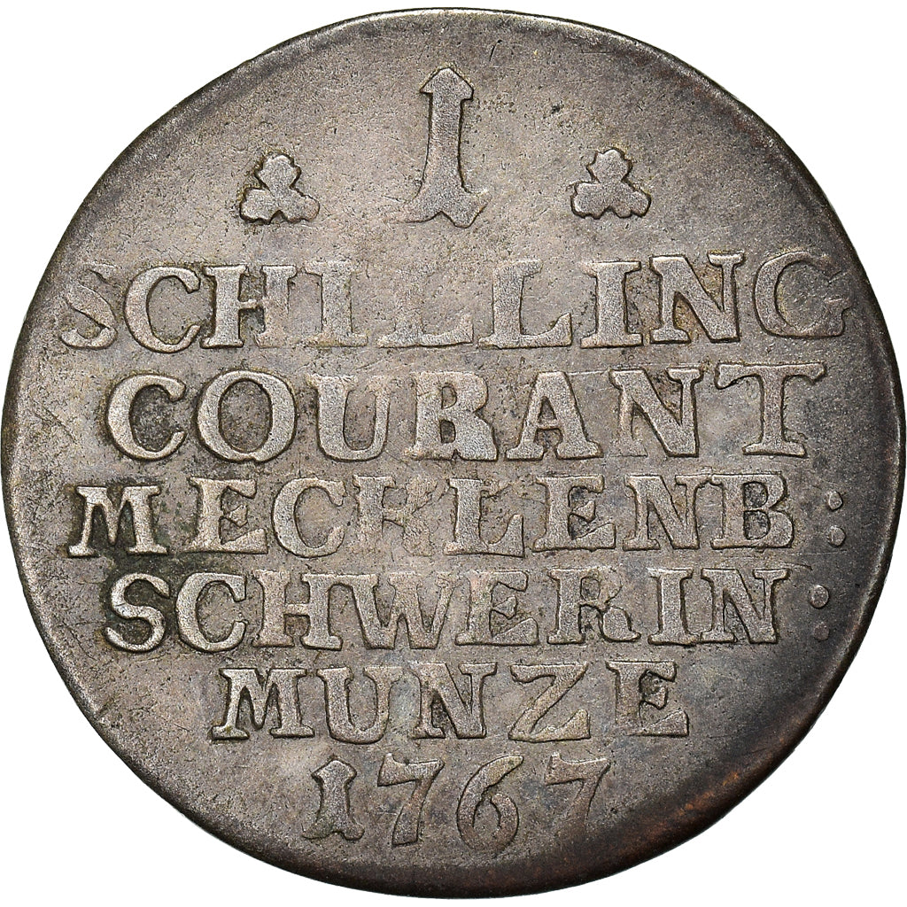 Coin, German States, MECKLENBURG-SCHWERIN, Friedrich II, Schilling, 1767